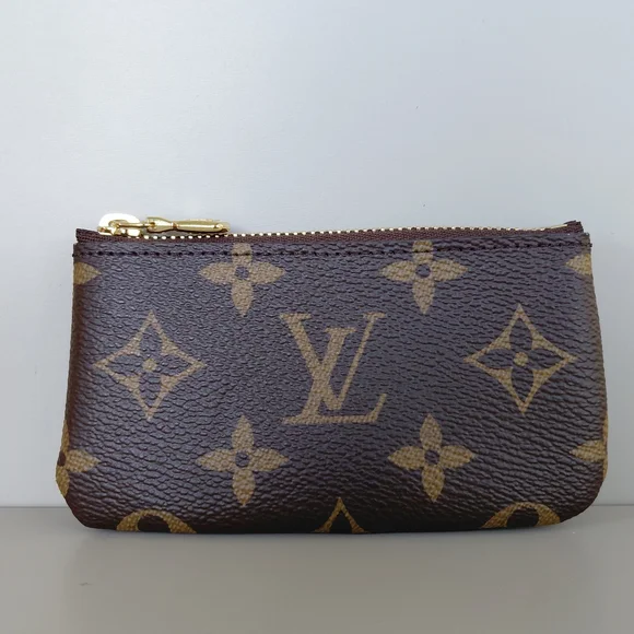 Louis Vuitton Brown Monogram Key Pouch Wallet - Picture 11 of 12
